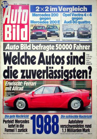 Deckblatt Auto Bild (51/1988)